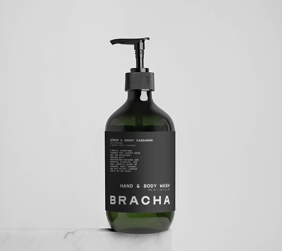 HAND & BODY WASH -  GINGER & SMOKY CARDAMOM